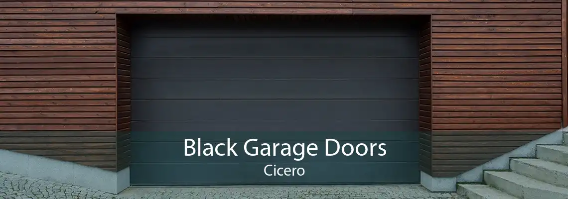 Black Garage Doors Cicero