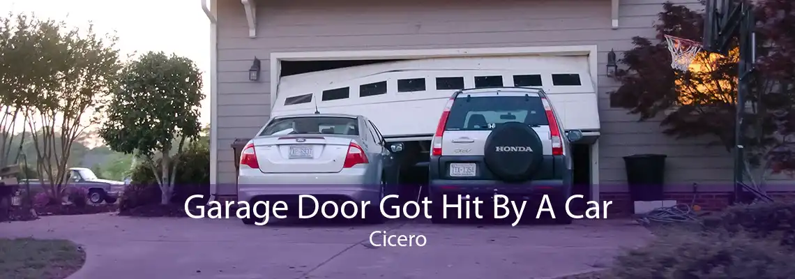 Garage Door Got Hit By A Car Cicero