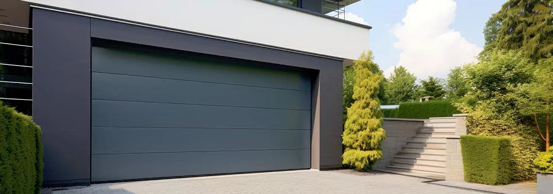 Haas Galvanized Steel Garage Door in Cicero