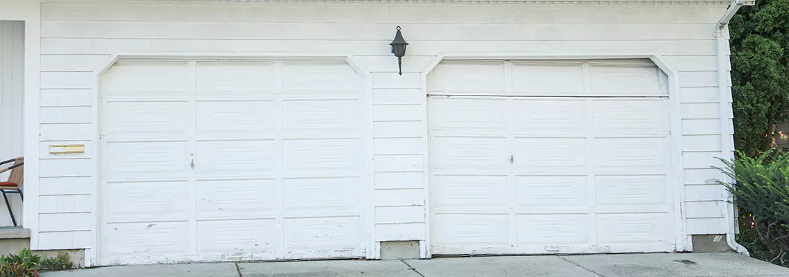 Roller Garage Door Dropped Down Replacement in Cicero