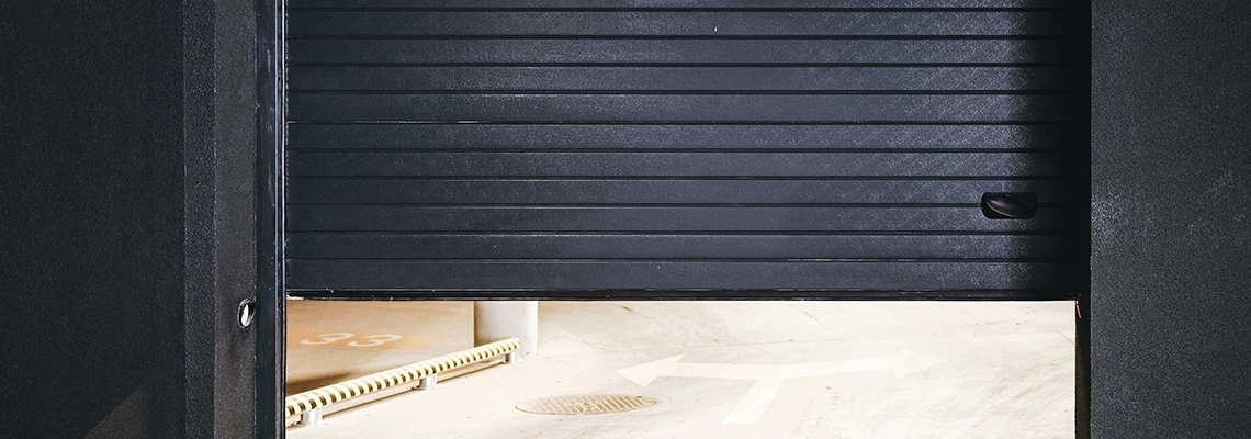 Residential Black Garage Door Installation in Cicero, IL
